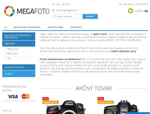 Tablet Screenshot of megafoto.sk